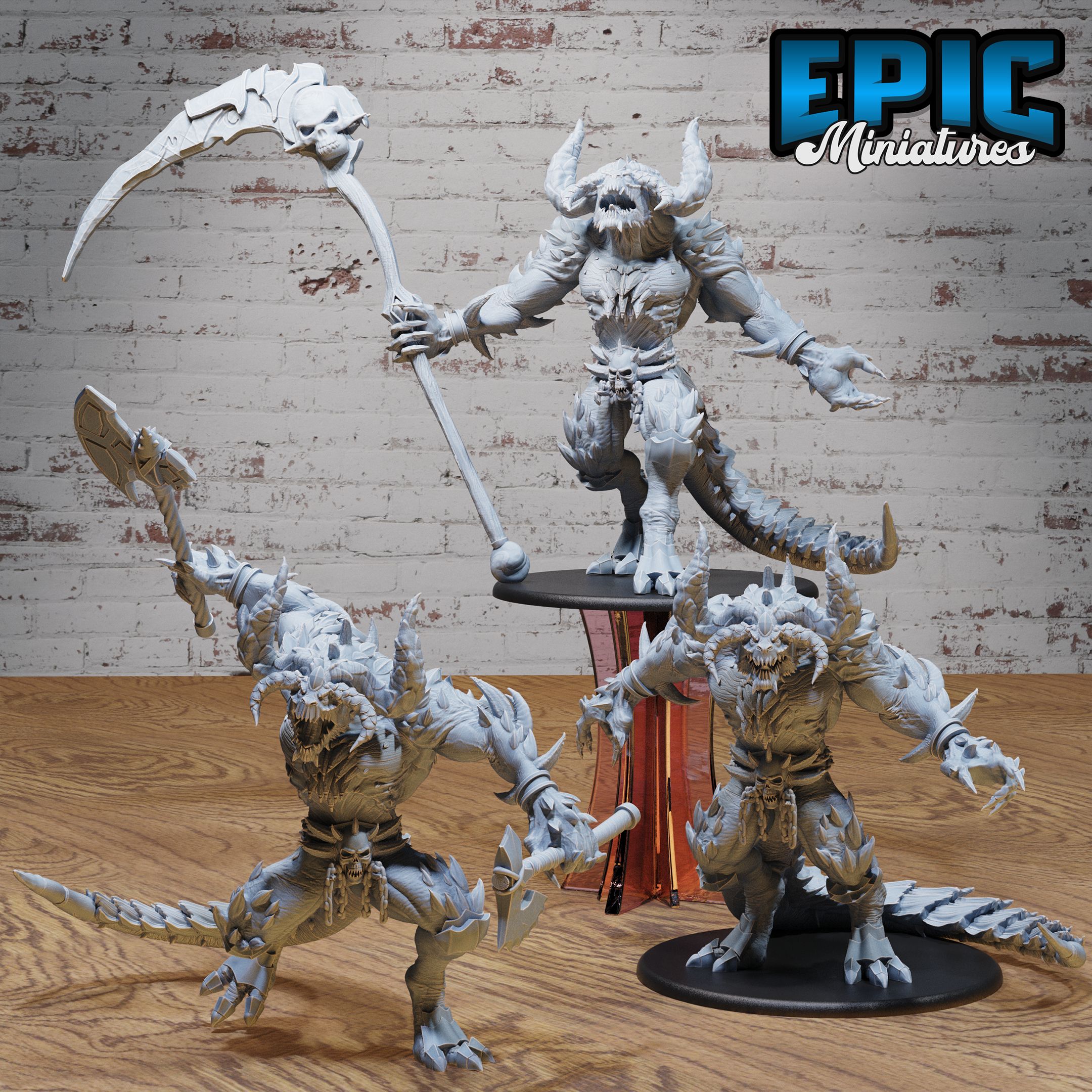 Arch-Devil Diablo Set / Devil Lord / Ancient Hell Spawn / Infernal Beast Fighter / Abyss Warrior Creature / Evil Lucifer / Demonic Monster / Flame Handler / Fire Encounter